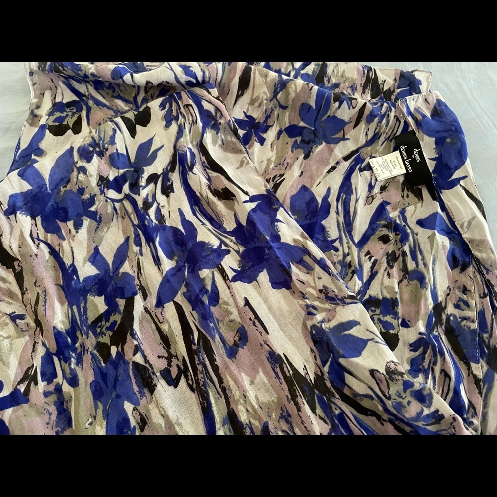 Dennis Basso floral scarf